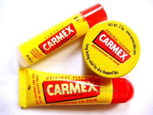 Carmex для губ - оригинальный и вишня