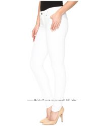Белые джинсы скинни  Levis demi curve skinny W30, W31  умеренные слим