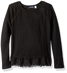 Свитер кофта реглан Childrens place украшен кружевом