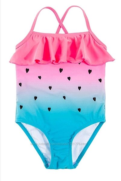 Яркие розовые купальники сдельные для девочки Cool Club, рост 110,116