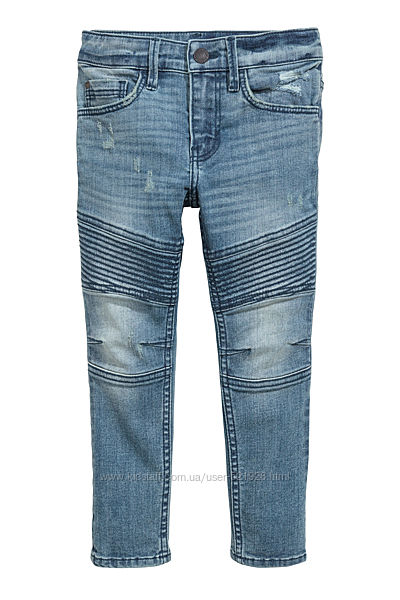 Модные джинсы H&M на 6-8лет в идеальном состоянии