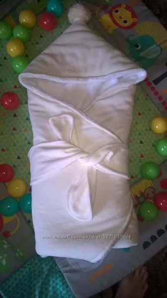 Теплый конверт-одеяло для новорожденного 