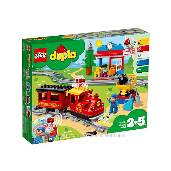 Lego 10874 Поезд на паровой тяге 