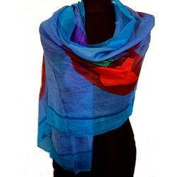 Шарф из натурального 100 silk шелка нежный, невесомый, красивенный