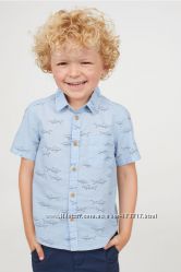 Хлопковая детская тенниска  рубашка на 3-4, 4-5, 5-6, 6-7, 7-8, 8-9 лет H&M