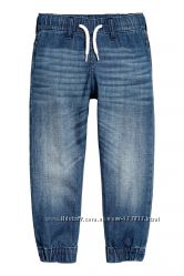 Супер детские джинсы джоггеры на  4-5, 5-6, 6-7  лет H&M