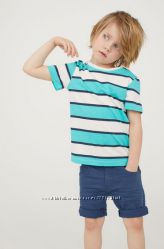 Отличная детская хлопковая футболка на  6-8, 8-10 лет H&M