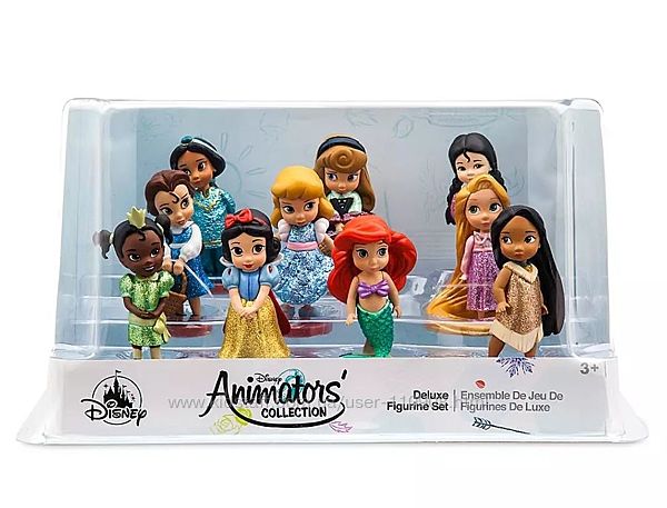 Disney Игровой набор фигурок - Принцессы  Animators Collection Deluxe