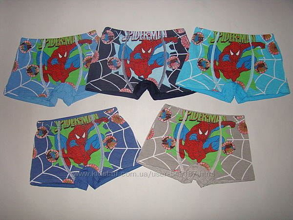 Боксеры детские Спайдермен хлопок
