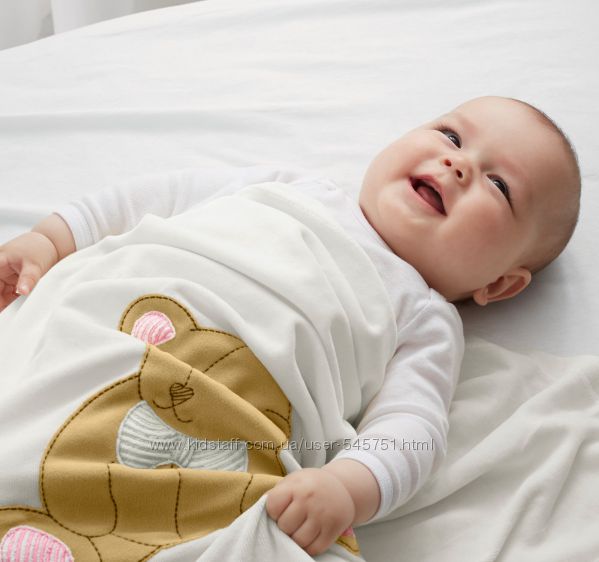 Одеяло для новорождённых IKEA BRUMBJRN, 902.642.99, 90x90 см