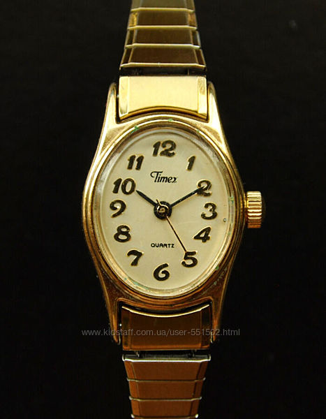 Timex изящные овальные часы из сша в золотом тоне Philippines