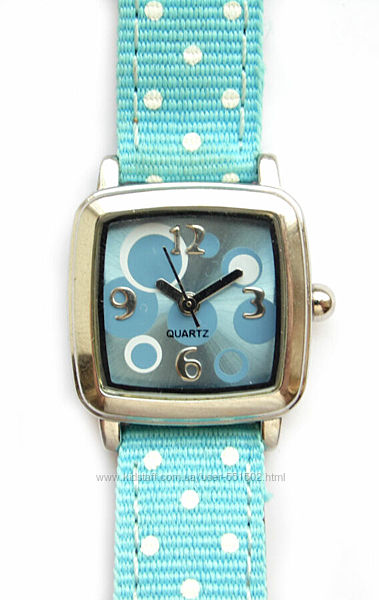 XHT часы из США с голубым ремешком мех. Japan SII