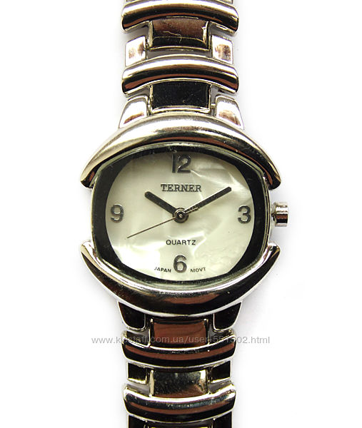 Bijoux Terner перламутровые часы из США с витрины механизм Japan