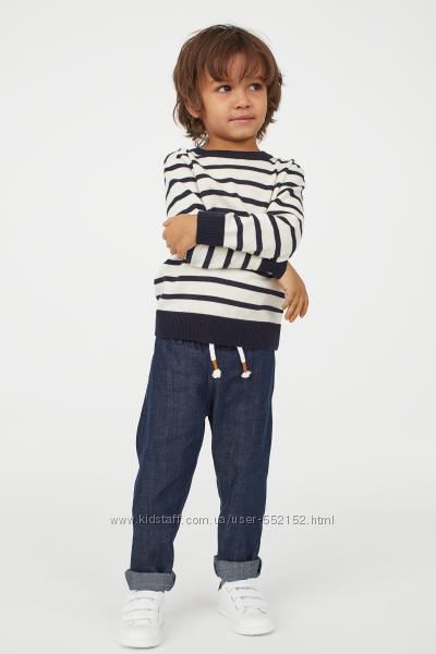 Модные джинсы джогеры на мальчика H&M