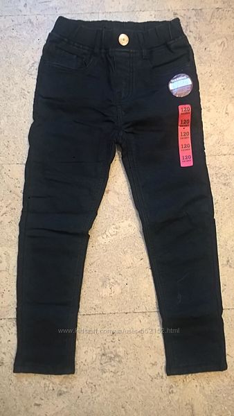 Новые зимние джинсы штаники на флисе на мальчиков 110-160 см
