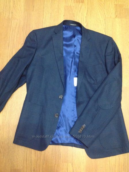 Новый темно-синий школьный пиджак Голландия рост 164-176 см