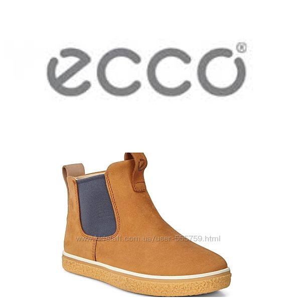 Новые кожаные ботинки экко ECCO CREPETRAY р.33 оригинал Индия