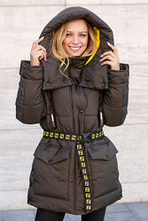 Супер модная зимняя куртка оверсайз Магда размеры 46- 56 