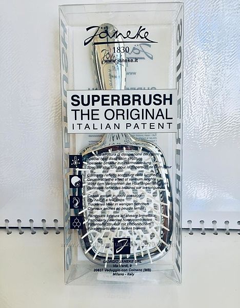 Расческа Janeke Superbrush Silver