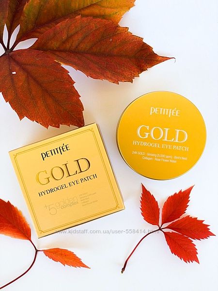 Гидрогелевые патчи под глаза с золотом Petitfee Gold Hydrogel Eye Patch 5