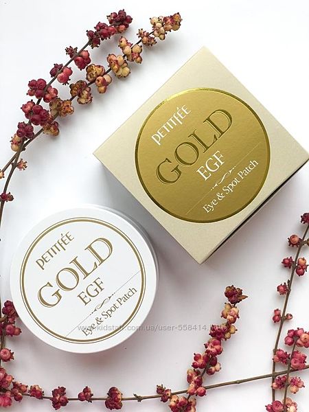 Антивозрастные гидрогелевые патчи Petitfee gold & egf eye & spot patch