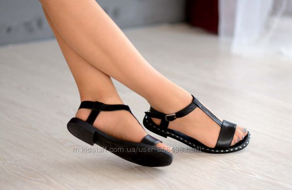 Женские кожаные босоножки