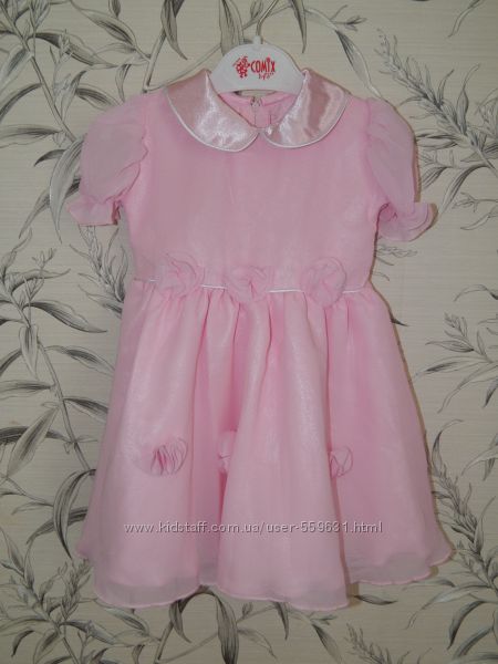 Нарядное детское платье для девочки на 1 годик рост 80 см