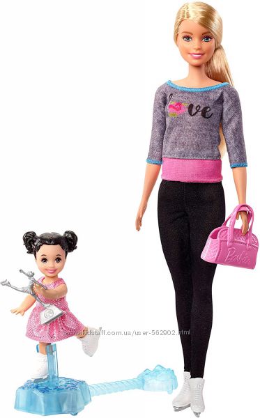 Barbie Ice Skating Coach Doll Барби тренер по фигурному катанию FXP38