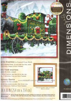 Набор для вышивания крестом Dimensions 70-08918 Santa Express 
