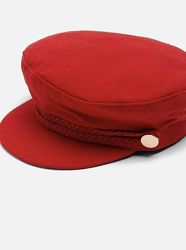 Стильная кепка Zara красная. 