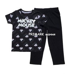 Трикотажна піжама для дівчаток 4-7 років Міккі Маус Disney