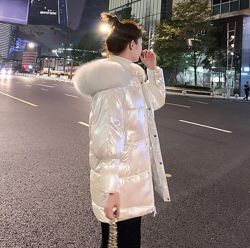 Модная куртка с жемчужным красивым переливом. Новинки. 4