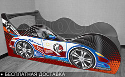 Кровать машина Ралли SHOCK CARS с бесплатной доставкой по Украине 