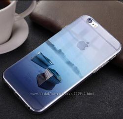 Прозрачные силиконовые чехлы iphone 6 6S в 3D