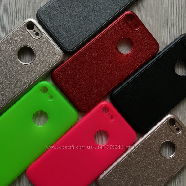 Матовый силиконовый чехол iphone 6 6S и 7 8 в фирменной упаковке