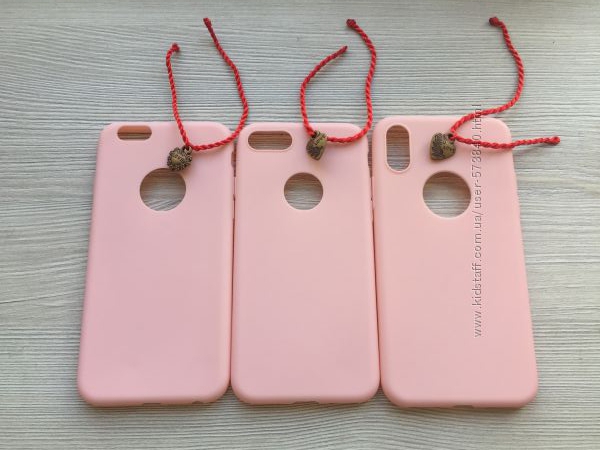 Силиконовый персиковый чехол для Iphone 6 6s 7 8 Х XS и подарок