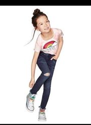 Крутые джинсы скини для девочки Pepperts размер134 на 8-9 лет.