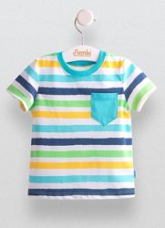 Стильные футболочки для малышей, разм.92-98
