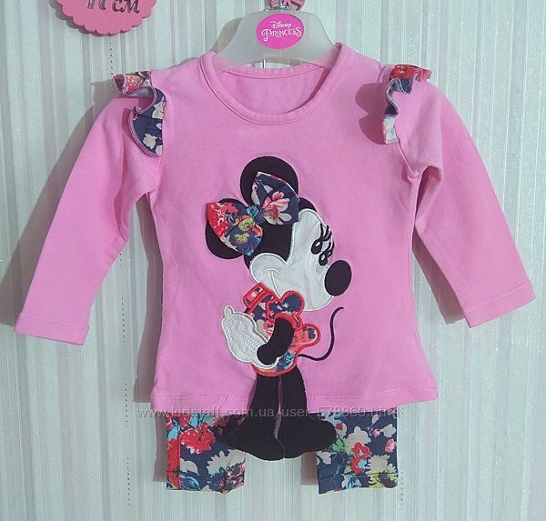 Гарний костюм з Міні Маус від Kwrim р. 1 рік