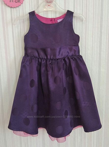 Фіолетова сукня в горохи Cherokee р. 9-12 міс