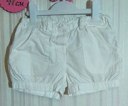 Білі тонкі шорти Gloria Jeans р. 1-2 роки