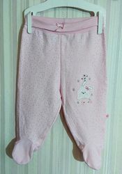 Рожеві повзунки із зайчиком Caramell р. 6-9 міс