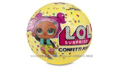Lol surprise Confetti Pop 3 серия 1 и 2 волна