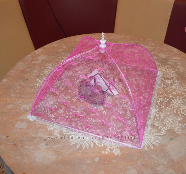 Сетка-зонтик на стол от мух и других насекомых