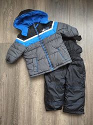 Комплект на мальчика курточка и комбинезон зима-еврозима 12мес