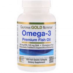 Омега-3 California gold 100 капсул omega-3