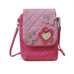 сумочка kitty с цветочками