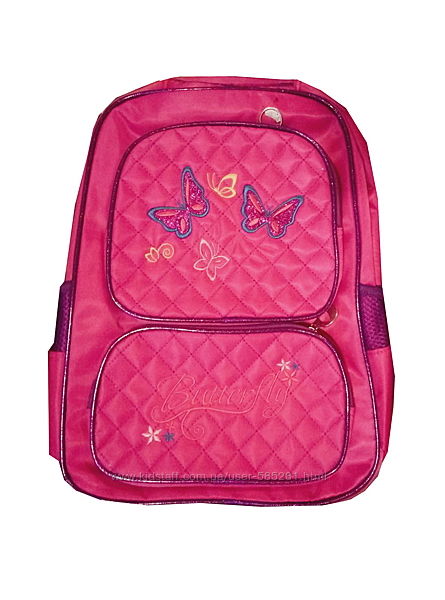 школьный рюкзак для девочки бабочки 320 разные