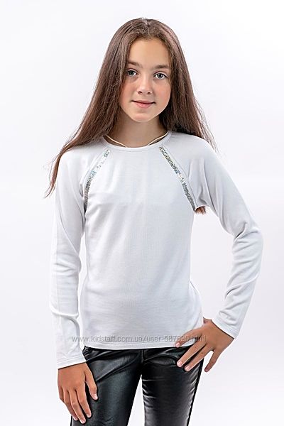 Блузка школьная с длинным рукавом