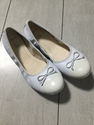 Clarks Dance Puff кожаные балетки